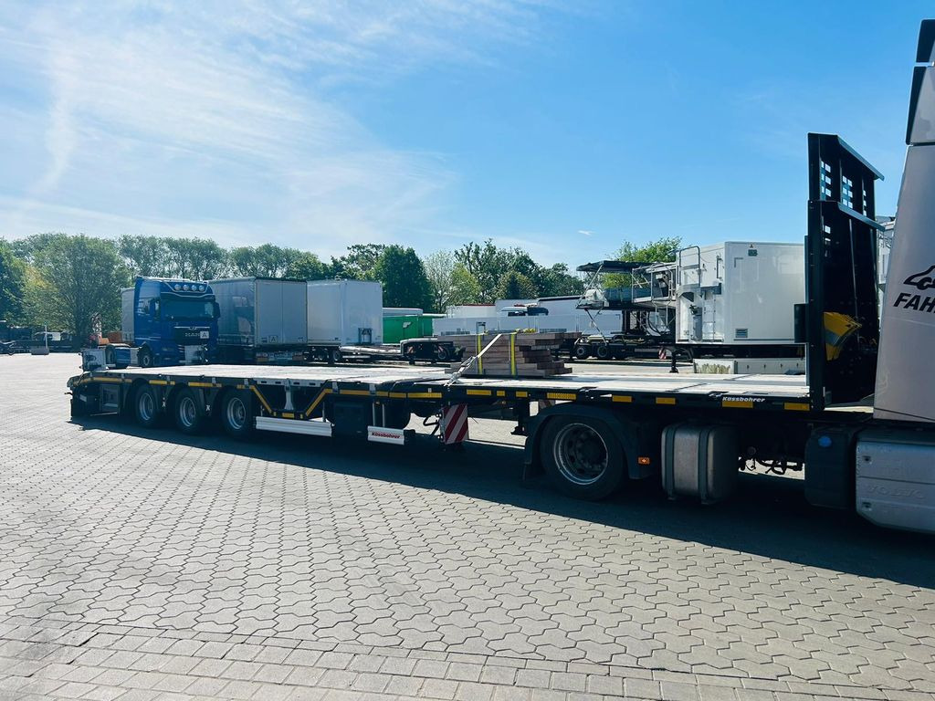 Kässbohrer Mega Tele HD Plattform Auflieger mit Radmulden - Semirremolque plataforma/ Caja abierta: foto 4 Kässbohrer Mega Tele HD Plattform Auflieger mit Radmulden - Semirremolque plataforma/ Caja abierta: foto 4