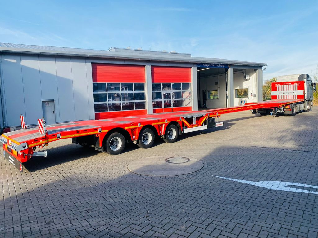 Kässbohrer Mega Tele HD Plattform Auflieger mit Radmulden - Semirremolque plataforma/ Caja abierta: foto 5 Kässbohrer Mega Tele HD Plattform Auflieger mit Radmulden - Semirremolque plataforma/ Caja abierta: foto 5