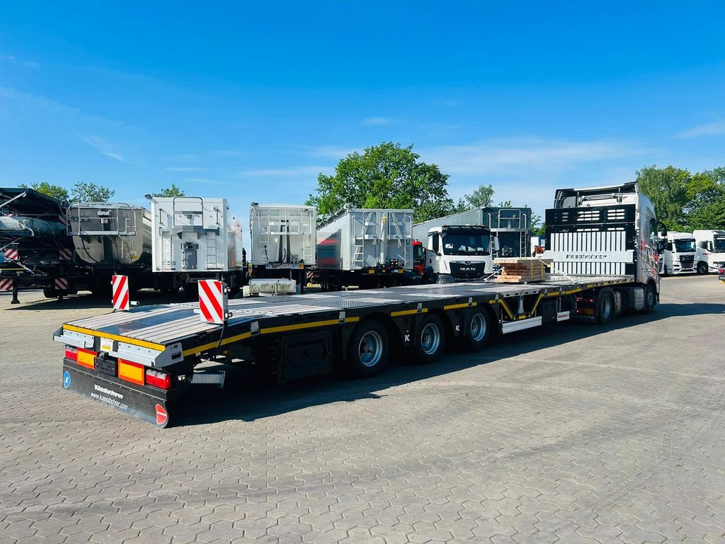 Kässbohrer Mega Tele HD Plattform Auflieger mit Radmulden - Semirremolque plataforma/ Caja abierta: foto 3 Kässbohrer Mega Tele HD Plattform Auflieger mit Radmulden - Semirremolque plataforma/ Caja abierta: foto 3