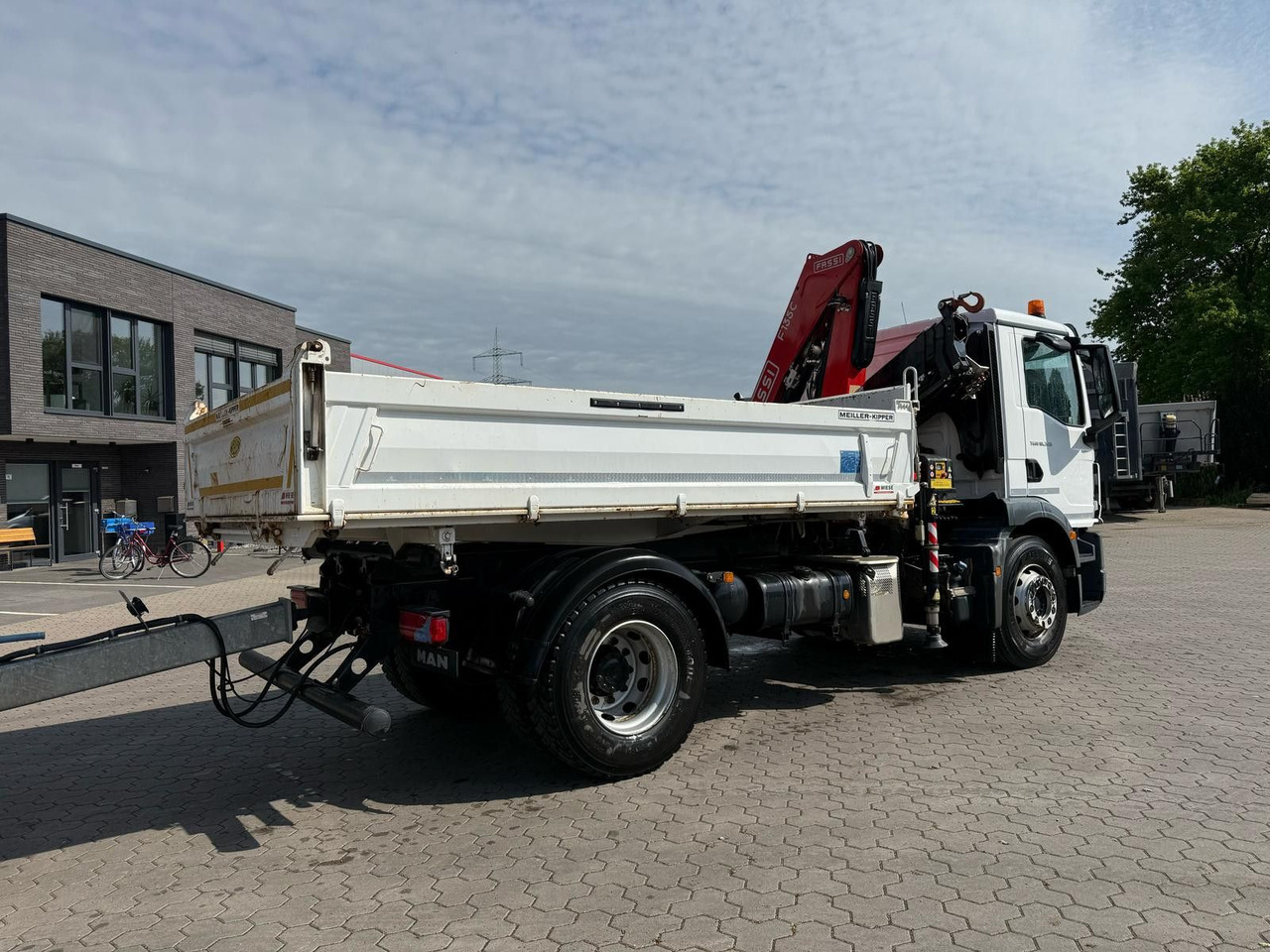 MAN TGM 18.320 4x2 BB mit Fassi F135 Kipper Kran - Camión volquete, Camión grúa: foto 3 MAN TGM 18.320 4x2 BB mit Fassi F135 Kipper Kran - Camión volquete, Camión grúa: foto 3