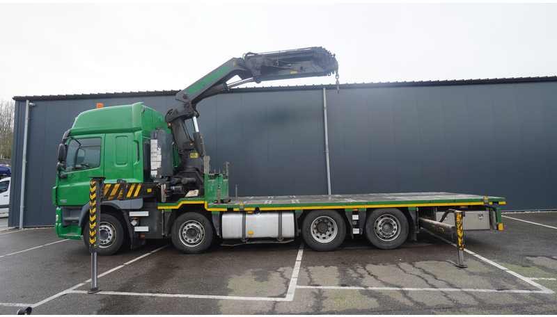 DAF CF 85.410 8X2 OPEN BOX WITH PALFINGER 42502 CRANE - Camión grúa: foto 1 DAF CF 85.410 8X2 OPEN BOX WITH PALFINGER 42502 CRANE - Camión grúa: foto 1