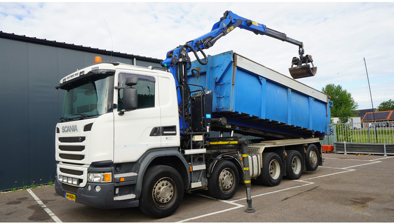 Scania G 490 10X4 CABLE SYSTEM TRUCK WITH PALFINGER Q180Z95TR CRANE - Camión grúa: foto 2 Scania G 490 10X4 CABLE SYSTEM TRUCK WITH PALFINGER Q180Z95TR CRANE - Camión grúa: foto 2