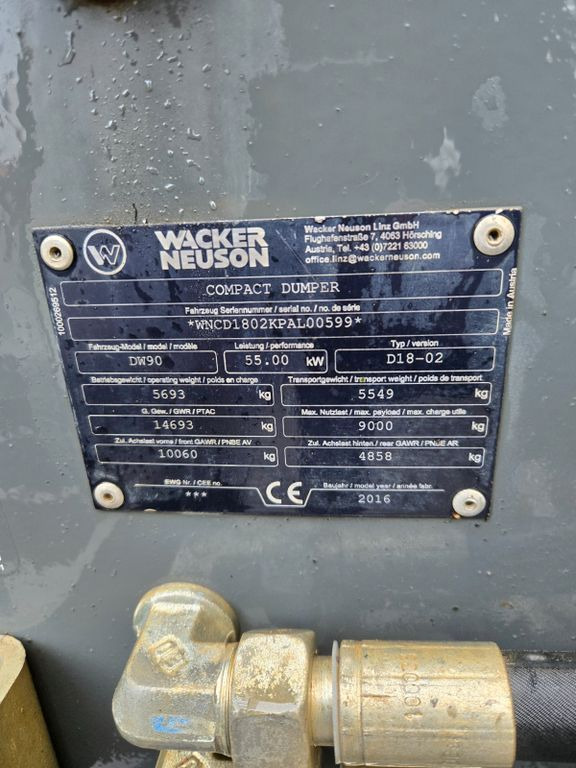 Wacker DW90 - Minidumper: foto 3 Wacker DW90 - Minidumper: foto 3