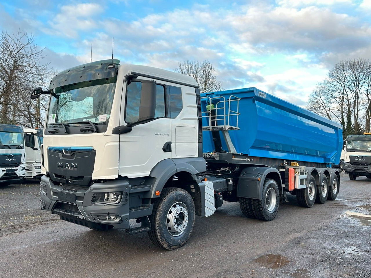 Cabeza tractora MAN TGS 22.440 4x2 Euro 2 EuromixMTP Kipper 27m³ MAN TGS 22.440 4x2 Euro 2 EuromixMTP Kipper 27m³: foto 10
