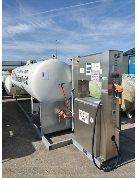 Used skid installation 6400 L (6.4 m3) different setups multiple pieces available for sale Gas, lpg, gpl, gaz, propane, butane propane refilling station is used to refill cylinders, suitable for limited land and space. - Tanque de almacenamiento: foto 5 Used skid installation 6400 L (6.4 m3) different setups multiple pieces available for sale Gas, lpg, gpl, gaz, propane, butane propane refilling station is used to refill cylinders, suitable for limited land and space. - Tanque de almacenamiento: foto 5