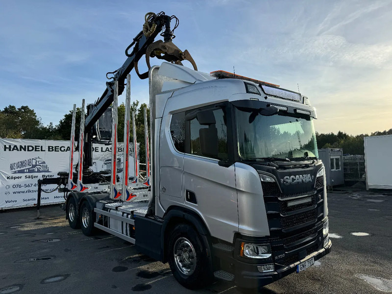 Scania R730 V8 6X4, Retarder,Timber-truck + Kesla, 2020 - Camión forestal, Camión grúa: foto 1 Scania R730 V8 6X4, Retarder,Timber-truck + Kesla, 2020 - Camión forestal, Camión grúa: foto 1