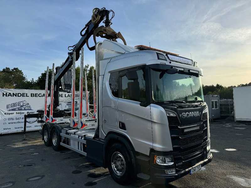Scania R730 V8 6X4, Retarder,Timber-truck + Kesla, 2020 - Camión forestal, Camión grúa: foto 1 Scania R730 V8 6X4, Retarder,Timber-truck + Kesla, 2020 - Camión forestal, Camión grúa: foto 1