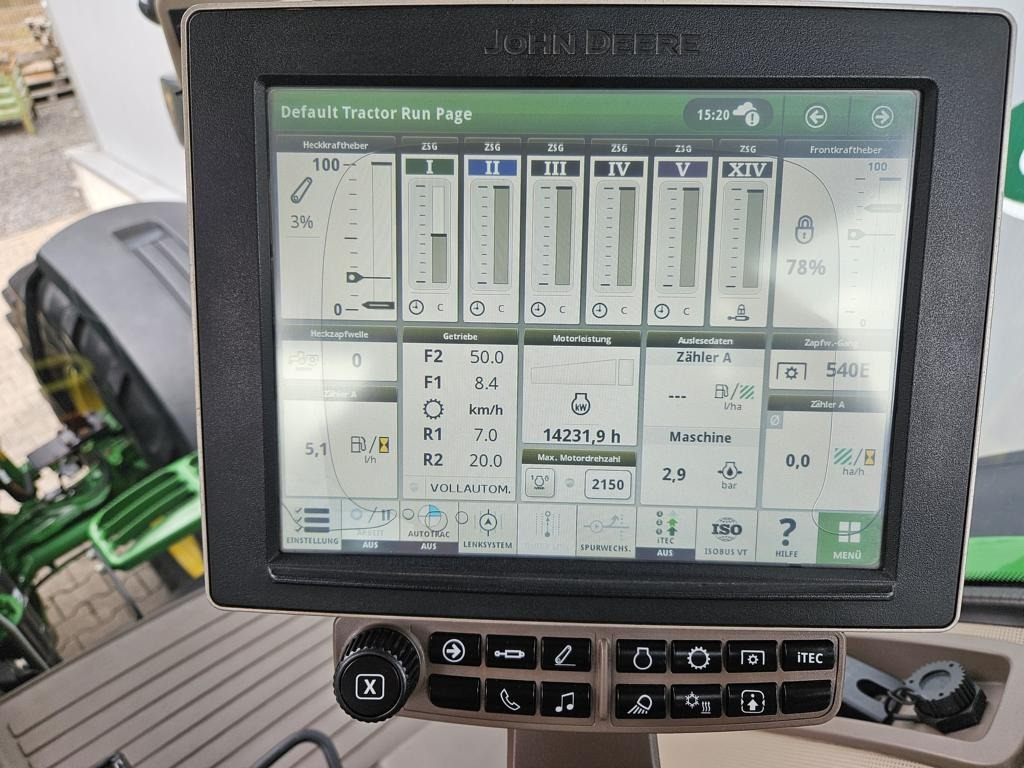 Tractor John Deere 7250R: foto 16