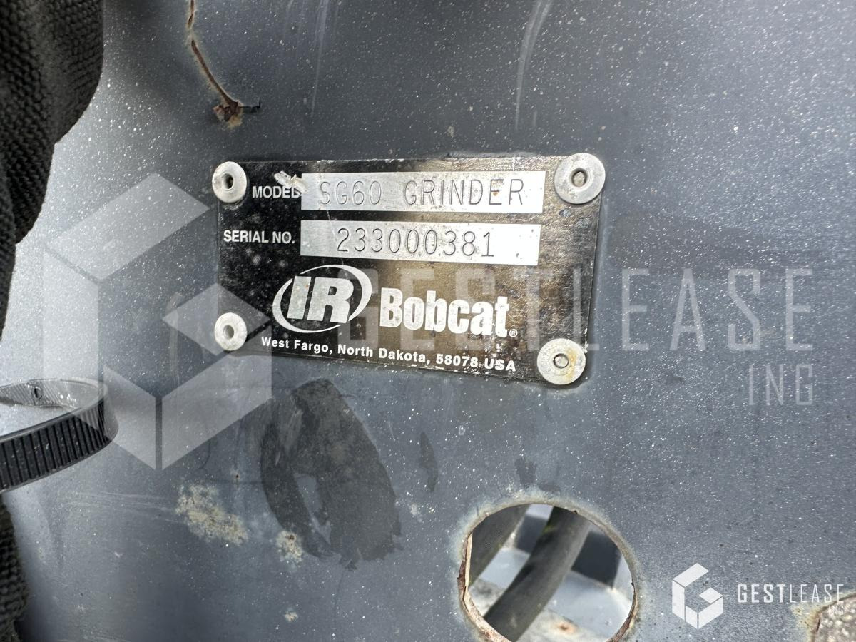 BOBCAT SG60 GRINDER ROGNEUSE DE SOUCHE - Triturador de tocones: foto 4 BOBCAT SG60 GRINDER ROGNEUSE DE SOUCHE - Triturador de tocones: foto 4