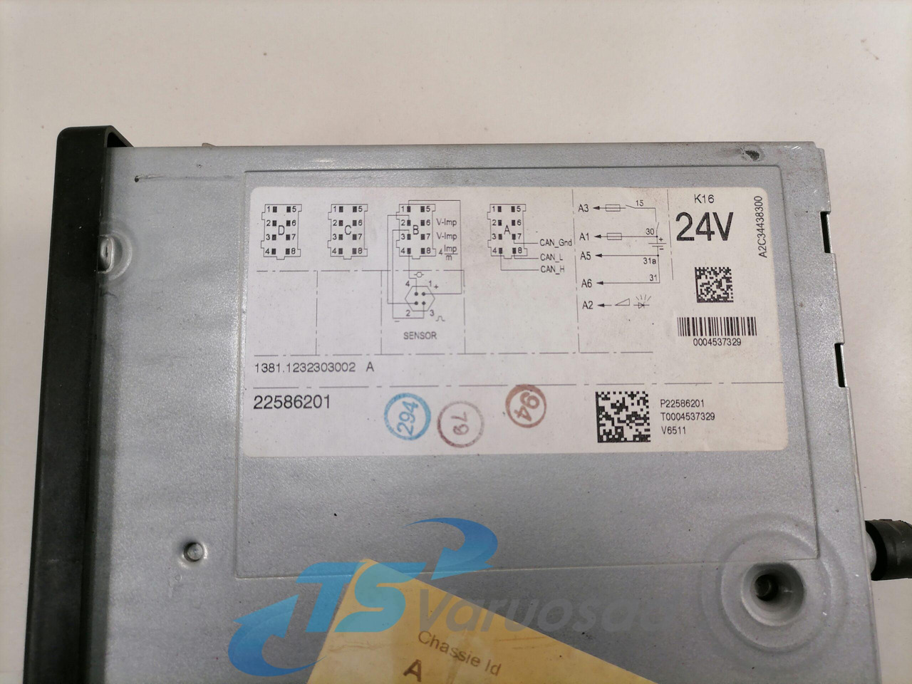 Volvo tachograph 22586201 - Tacógrafo para Camión: foto 2 Volvo tachograph 22586201 - Tacógrafo para Camión: foto 2