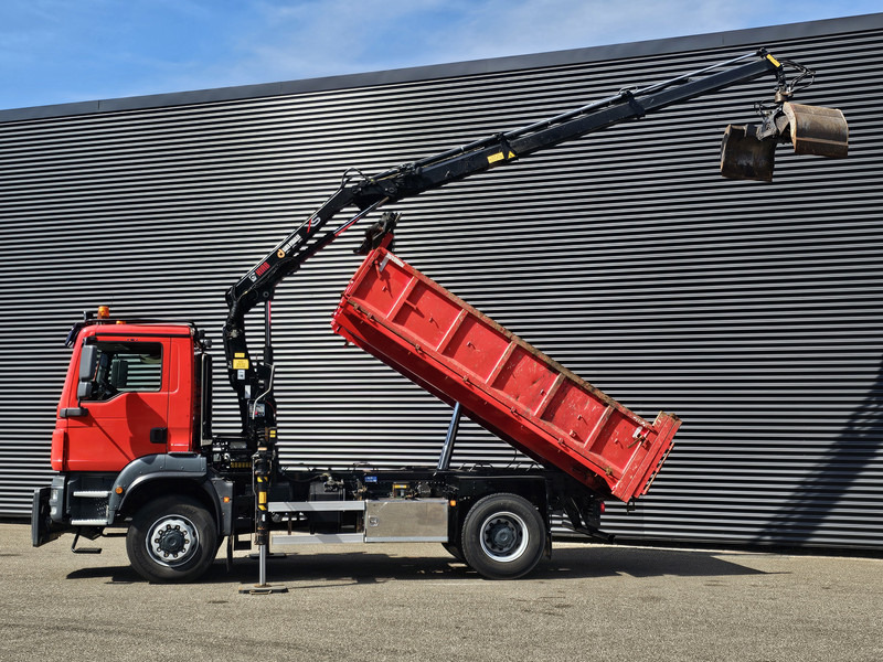 MAN TGM 18.250 / 4X4 / EEV / HIAB CRANE + TIPPER / SPRING - Camión volquete, Camión grúa: foto 2 MAN TGM 18.250 / 4X4 / EEV / HIAB CRANE + TIPPER / SPRING - Camión volquete, Camión grúa: foto 2