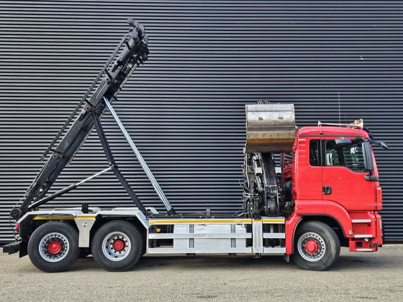 MAN TGS 26.400 6x2 / 6x4 / HMF Z KRAAN + CONTAINERSYSTEM - Camión con equipo de cable, Camión grúa: foto 5 MAN TGS 26.400 6x2 / 6x4 / HMF Z KRAAN + CONTAINERSYSTEM - Camión con equipo de cable, Camión grúa: foto 5