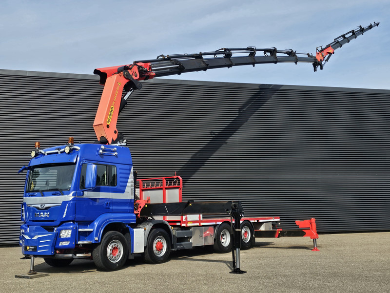 MAN TGS 35.500 8x4-6 / PALFINGER 92 t/m CRANE +JIB - Camión grúa: foto 1 MAN TGS 35.500 8x4-6 / PALFINGER 92 t/m CRANE +JIB - Camión grúa: foto 1