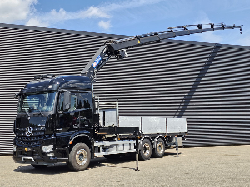 Mercedes-Benz AROCS 2545 6x2 / HMF 32 TM / CRANE / KRAN - Camión caja abierta, Camión grúa: foto 1 Mercedes-Benz AROCS 2545 6x2 / HMF 32 TM / CRANE / KRAN - Camión caja abierta, Camión grúa: foto 1