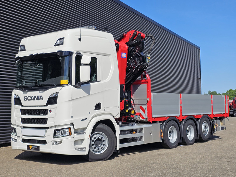 Scania 560R / HMF 50 t/m - JIB / LIER - Camión caja abierta, Camión grúa: foto 5 Scania 560R / HMF 50 t/m - JIB / LIER - Camión caja abierta, Camión grúa: foto 5