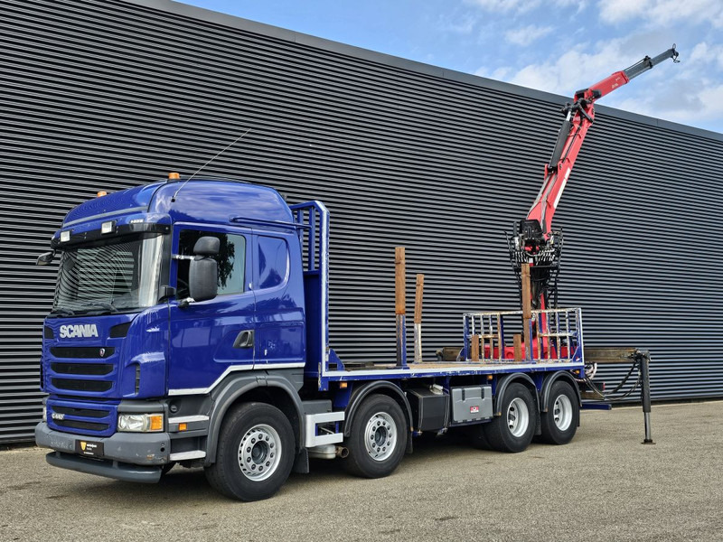 Scania G440 / RETARDER / 8x4 / PALFINGER-EPSILON CRANE - Camión caja abierta, Camión grúa: foto 4 Scania G440 / RETARDER / 8x4 / PALFINGER-EPSILON CRANE - Camión caja abierta, Camión grúa: foto 4