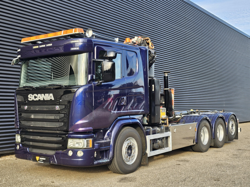 Camión multibasculante, Camión grúa Scania G490 8x4*4 / PALFINGER CRANE + HOOKLIFT: foto 19