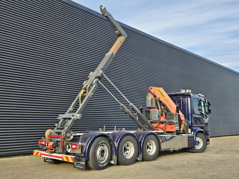Camión multibasculante, Camión grúa Scania G490 8x4*4 / PALFINGER CRANE + HOOKLIFT: foto 7