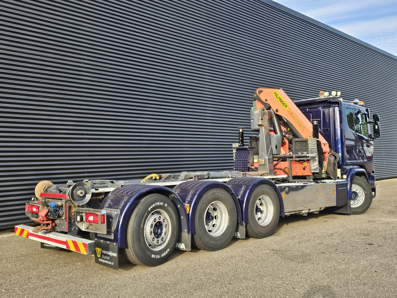 Camión multibasculante, Camión grúa Scania G490 8x4*4 / PALFINGER CRANE + HOOKLIFT: foto 6