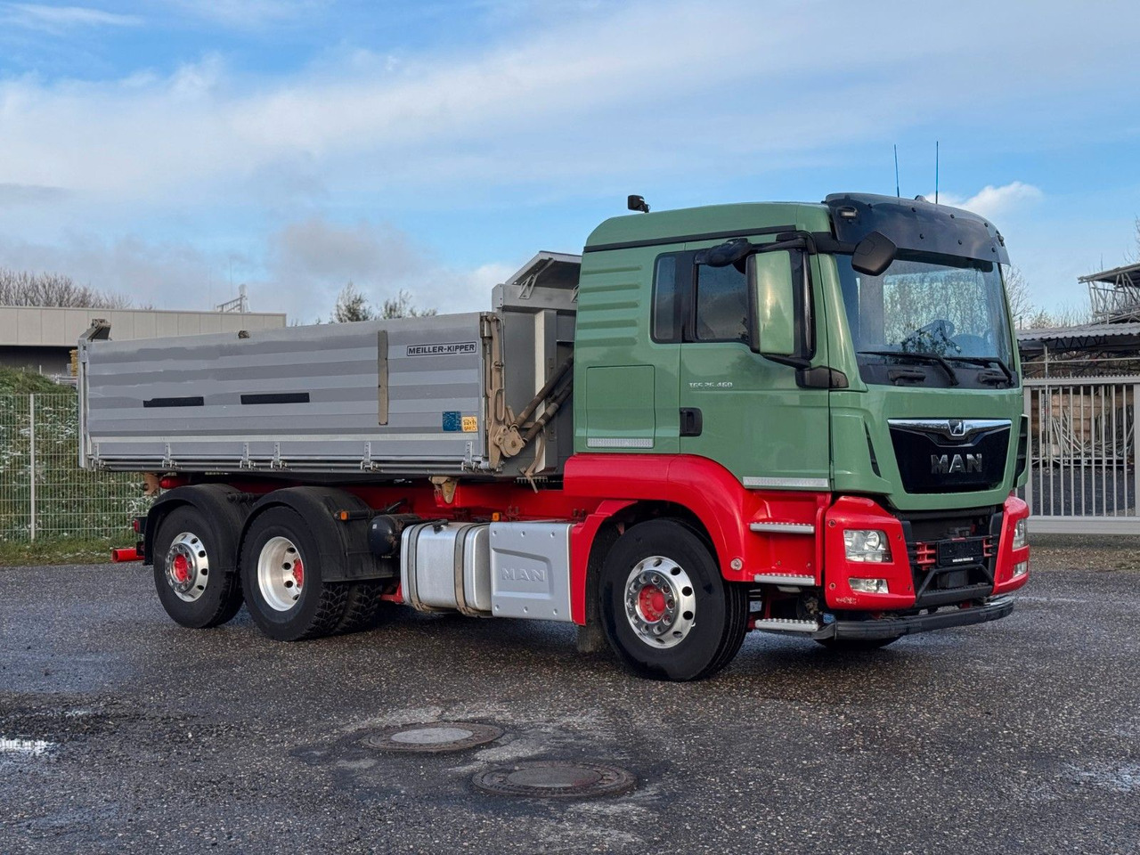 MAN 26.460 6x2 Meiller 3S. Retarder Top Zustand - Camión volquete: foto 1 MAN 26.460 6x2 Meiller 3S. Retarder Top Zustand - Camión volquete: foto 1