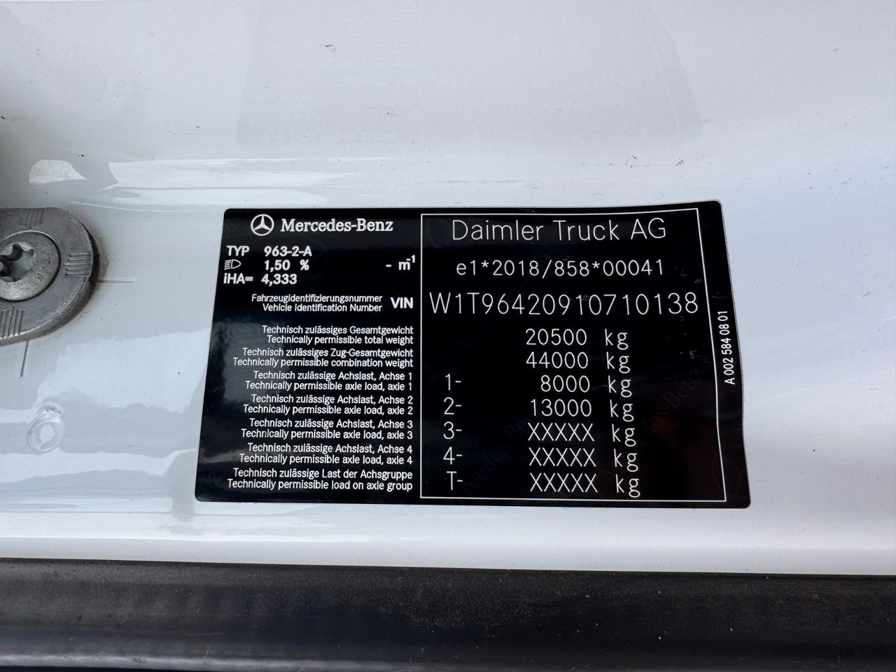 Mercedes-Benz 1840 2140 4X2 Kipper % Kran mit Funk Top Zust. - Camión volquete: foto 3 Mercedes-Benz 1840 2140 4X2 Kipper % Kran mit Funk Top Zust. - Camión volquete: foto 3