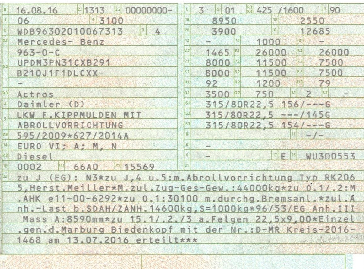 Mercedes-Benz 2558 6x2 Meiller RK 20.65 | Retarder | Klima - Camión multibasculante: foto 2 Mercedes-Benz 2558 6x2 Meiller RK 20.65 | Retarder | Klima - Camión multibasculante: foto 2