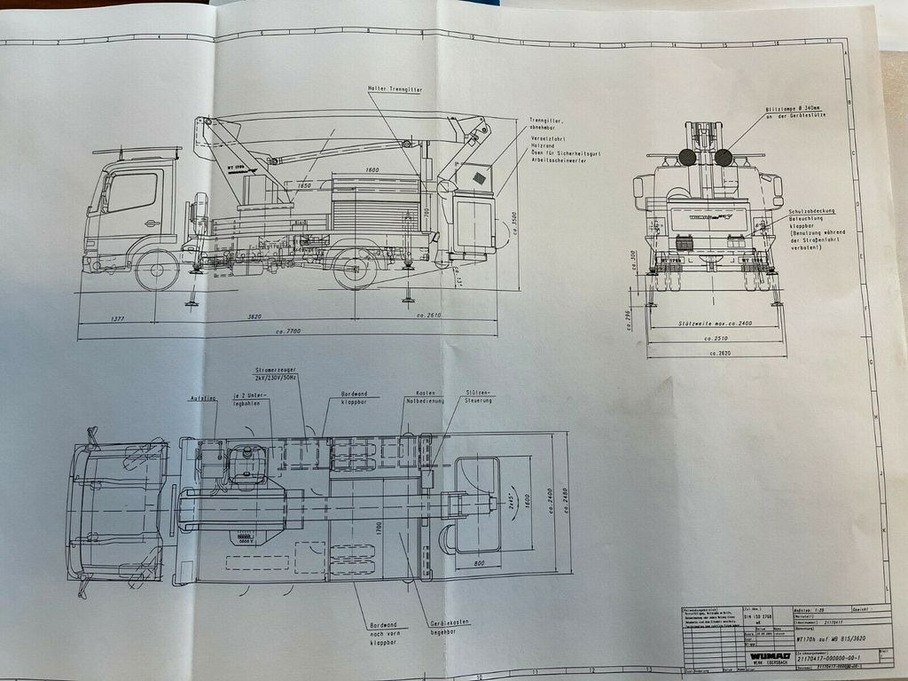 Mercedes-Benz 815 4x2 Hubarbeitsbühne Wumag 170 high 17 m Mercedes-Benz 815 4x2 Hubarbeitsbühne Wumag 170 high 17 m - Camión con plataforma elevadora, Furgoneta: foto 5 Mercedes-Benz 815 4x2 Hubarbeitsbühne Wumag 170 high 17 m Mercedes-Benz 815 4x2 Hubarbeitsbühne Wumag 170 high 17 m - Camión con plataforma elevadora, Furgoneta: foto 5