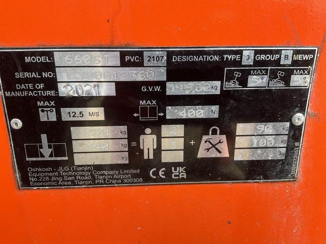Plataforma telescopica JLG 660SJ: foto 6