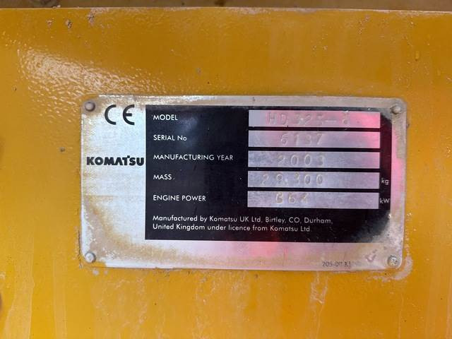 Komatsu HD325-6 - Dúmper rígido: foto 5 Komatsu HD325-6 - Dúmper rígido: foto 5