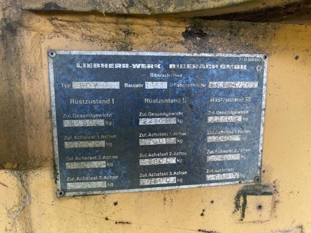 Liebherr 60K - Grúa torre: foto 5 Liebherr 60K - Grúa torre: foto 5