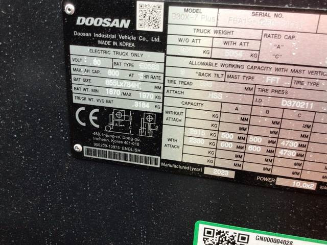 Leasing de  Doosan B30X-7 PLUS Doosan B30X-7 PLUS: foto 6