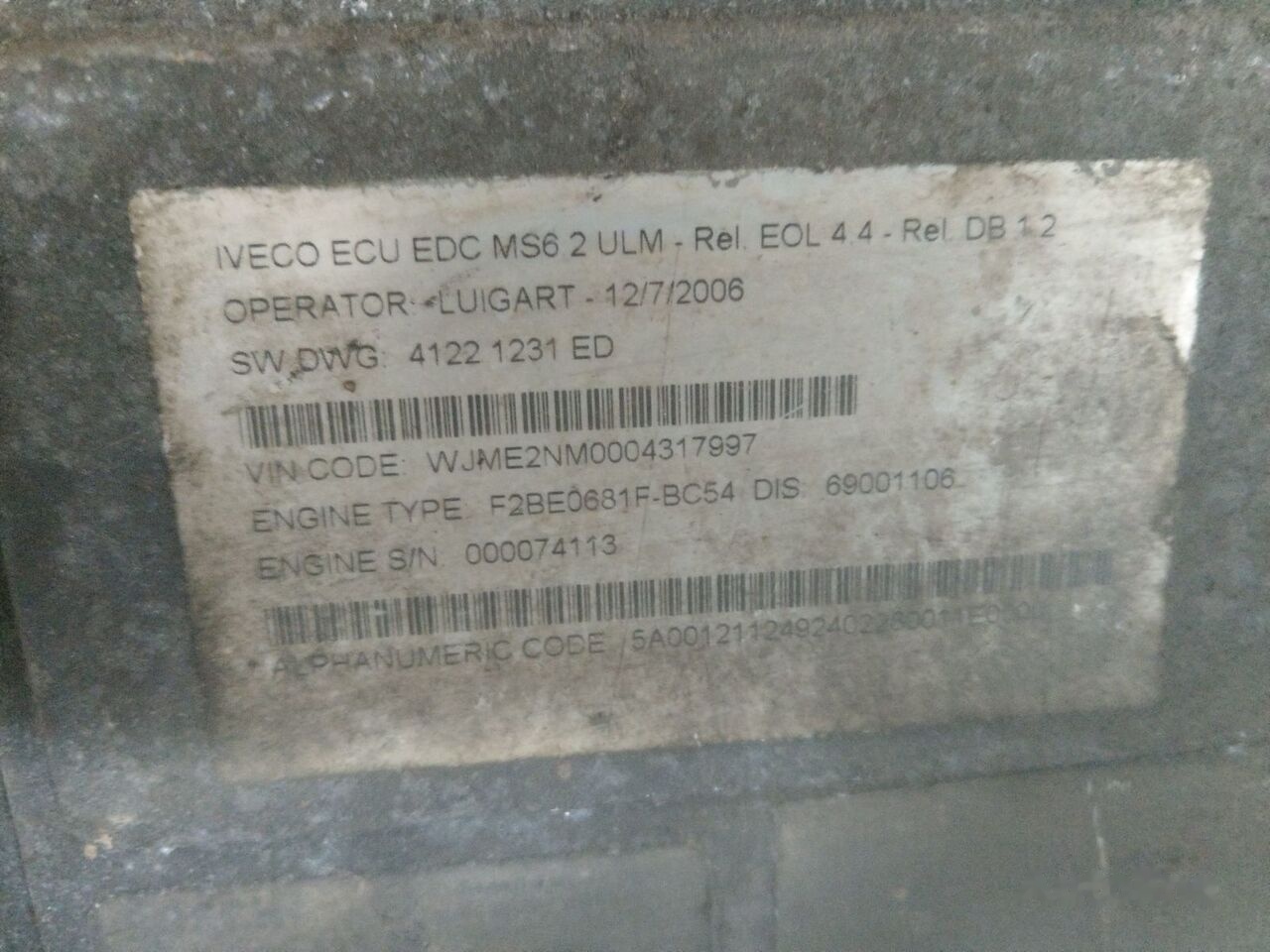 IVECO Cursor 8 F2BE0681F - Motor para Camión: foto 1 IVECO Cursor 8 F2BE0681F - Motor para Camión: foto 1