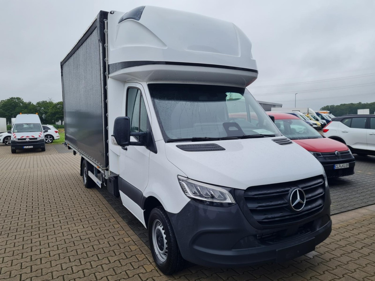Mercedes-Benz Sprinter 317 AG Schiebe Plane Schlafkab 10 Pal AHK - Furgoneta con lona: foto 2 Mercedes-Benz Sprinter 317 AG Schiebe Plane Schlafkab 10 Pal AHK - Furgoneta con lona: foto 2