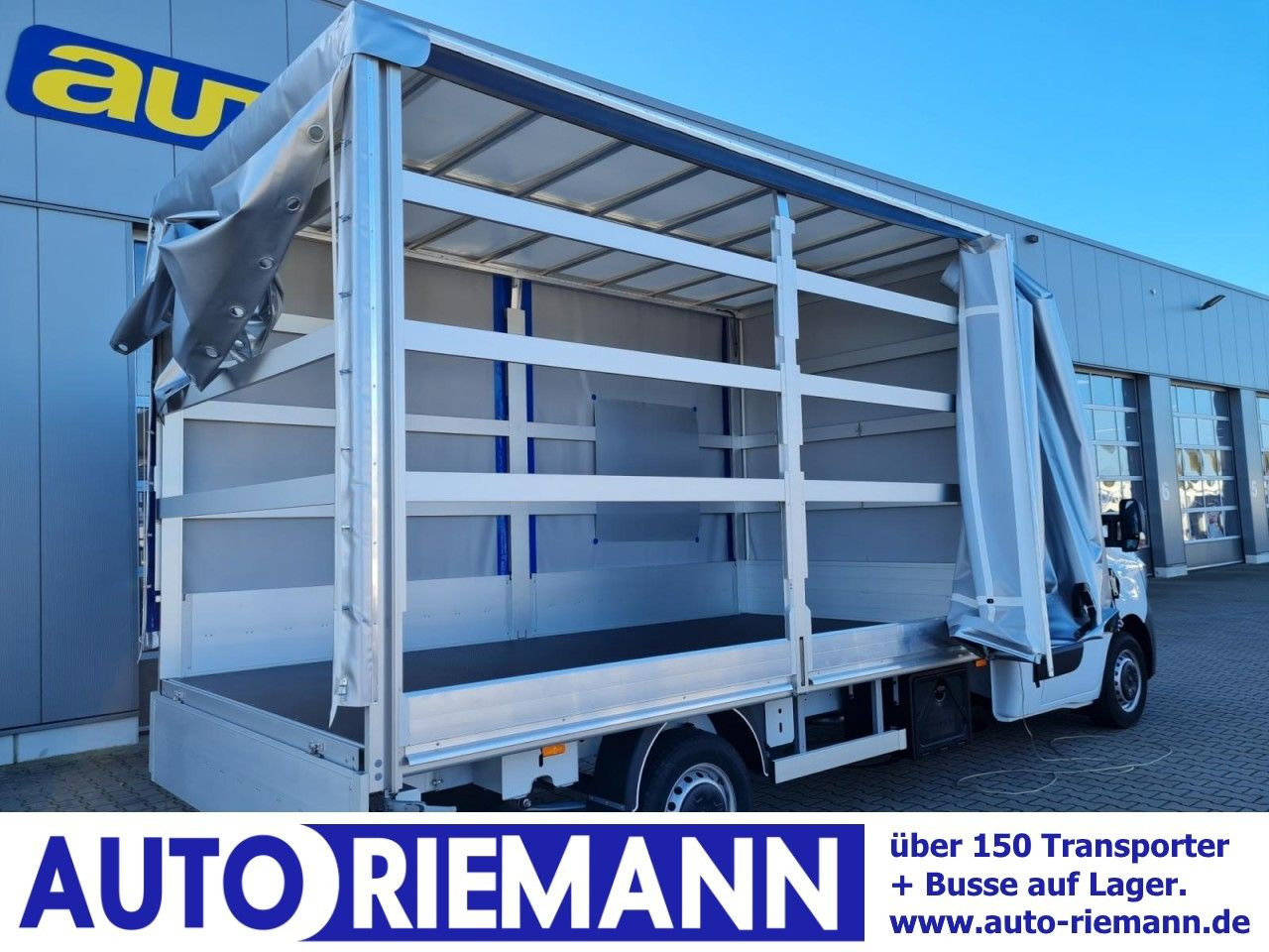 Renault Master 3,5t Pritsche Schiebe Plane ERGO KLIMA TE - Furgoneta con lona: foto 1 Renault Master 3,5t Pritsche Schiebe Plane ERGO KLIMA TE - Furgoneta con lona: foto 1