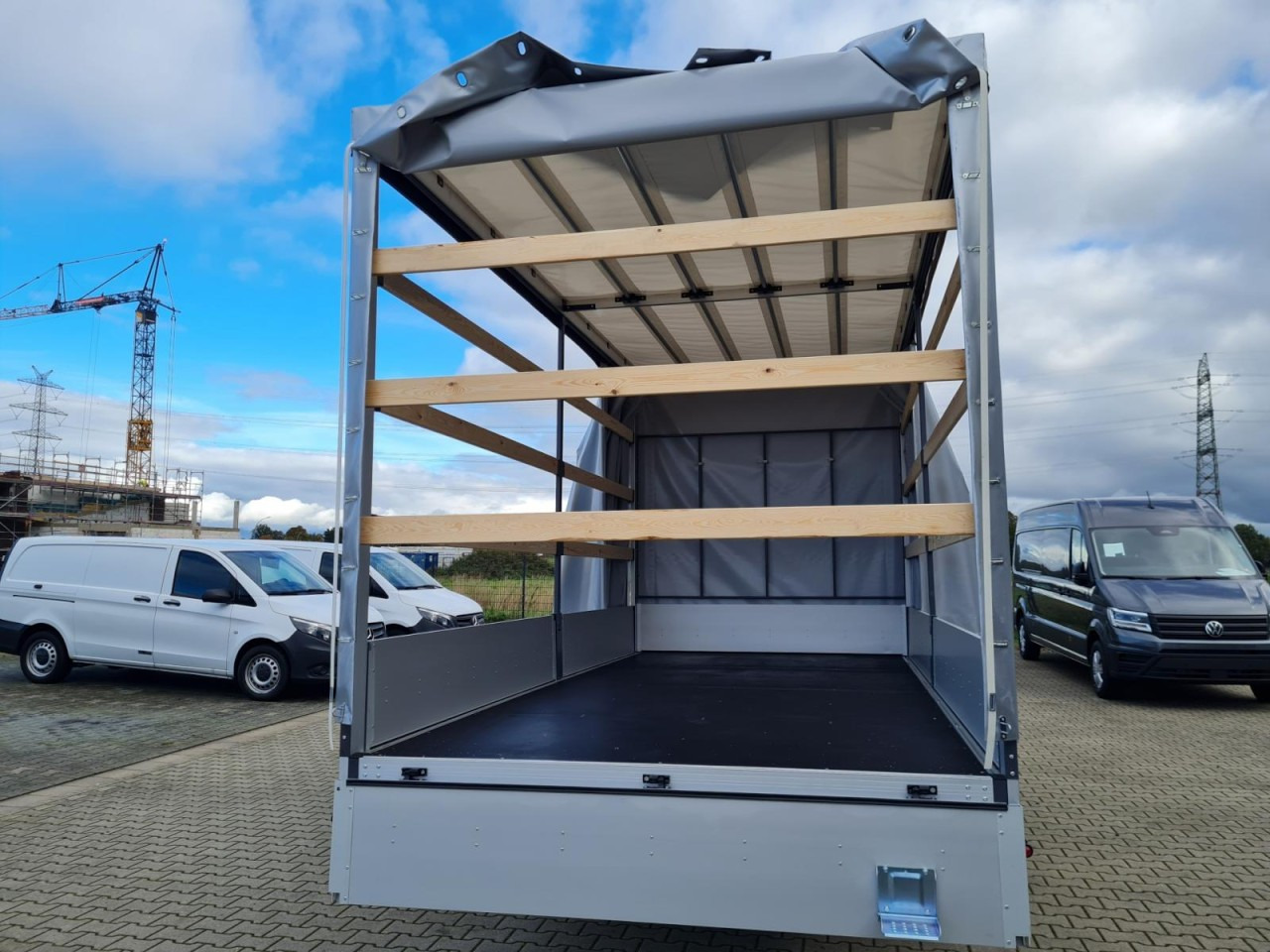 Furgoneta con lona Renault Master Pritsche 2x Schiebe Plane 10 Pal. LUFTFEDERUNG: foto 19