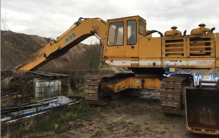 Demag H55 – Excavator with long stick / Kettenbagger mit langem Stiel - Excavadora de cadenas: foto 1 Demag H55 – Excavator with long stick / Kettenbagger mit langem Stiel - Excavadora de cadenas: foto 1