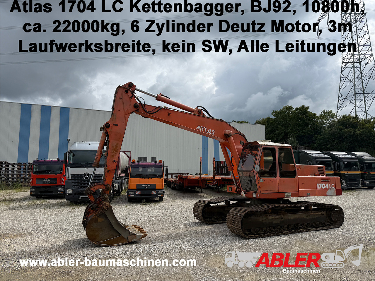 Atlas 1704 LC Kettenbagger - Excavadora: foto 1 Atlas 1704 LC Kettenbagger - Excavadora: foto 1