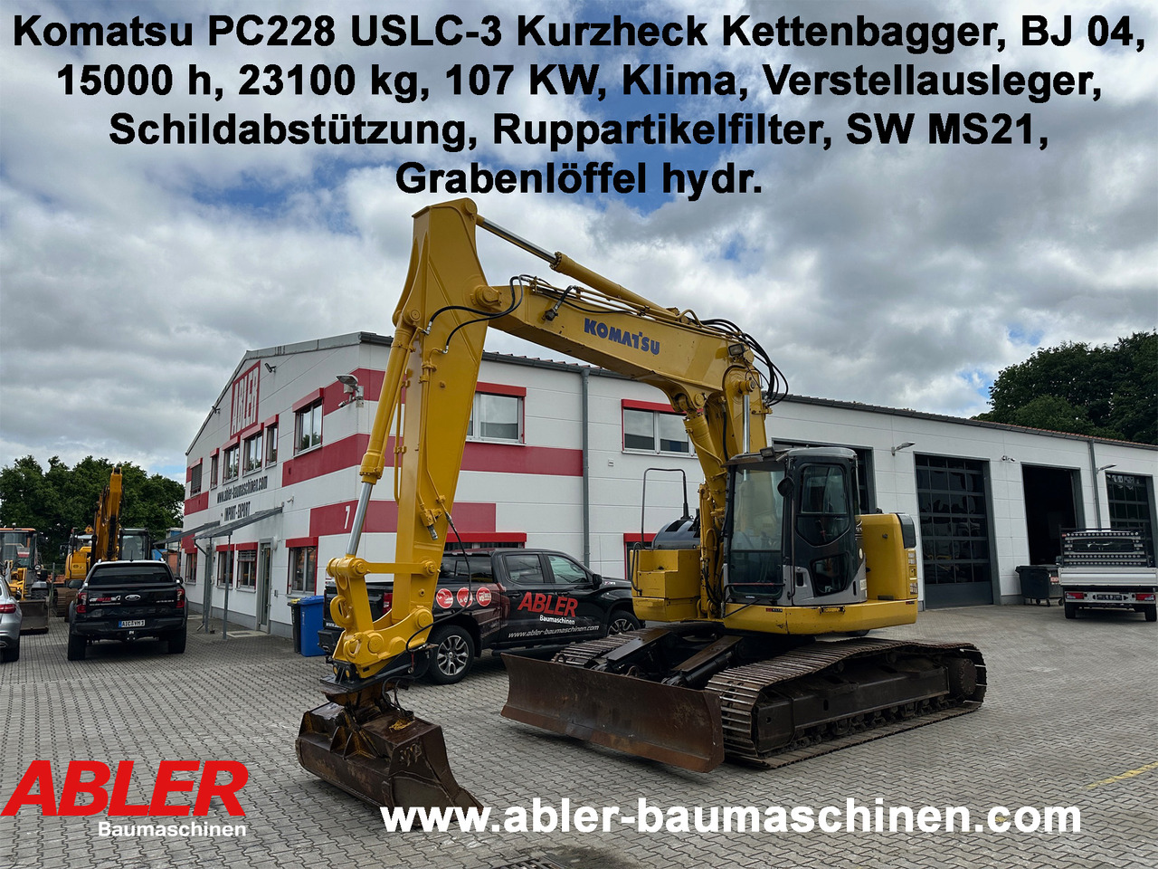 Komatsu PC228 USLC-3 Kettenbagger Kurzheck - Excavadora: foto 1 Komatsu PC228 USLC-3 Kettenbagger Kurzheck - Excavadora: foto 1
