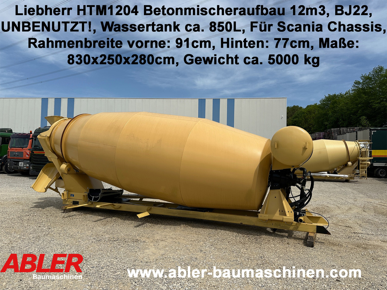 Liebherr HTM1204 Betonmischer Aufbau 12 m3 UNBENUTZT - Cuba hormigonera: foto 1 Liebherr HTM1204 Betonmischer Aufbau 12 m3 UNBENUTZT - Cuba hormigonera: foto 1