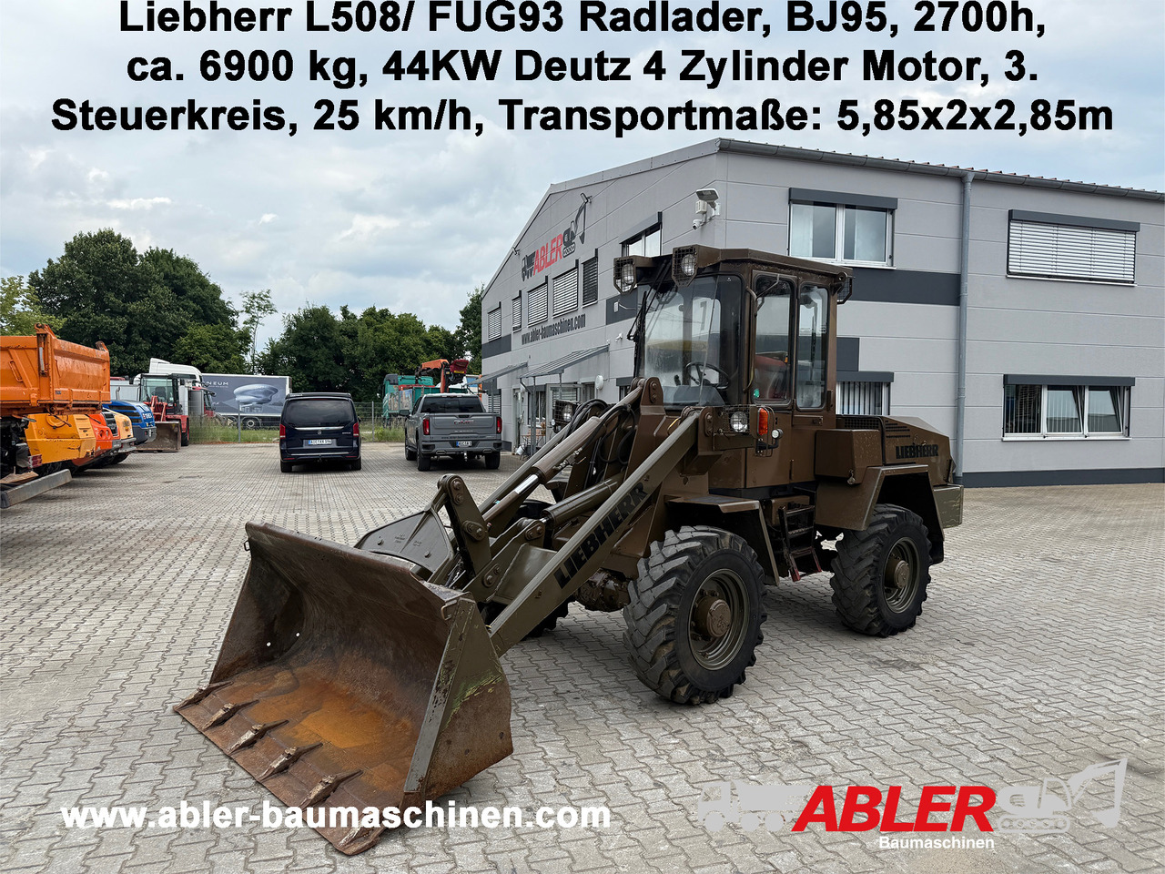 Liebherr L508 / FUG93 Radlader - Cargadora de ruedas: foto 1 Liebherr L508 / FUG93 Radlader - Cargadora de ruedas: foto 1