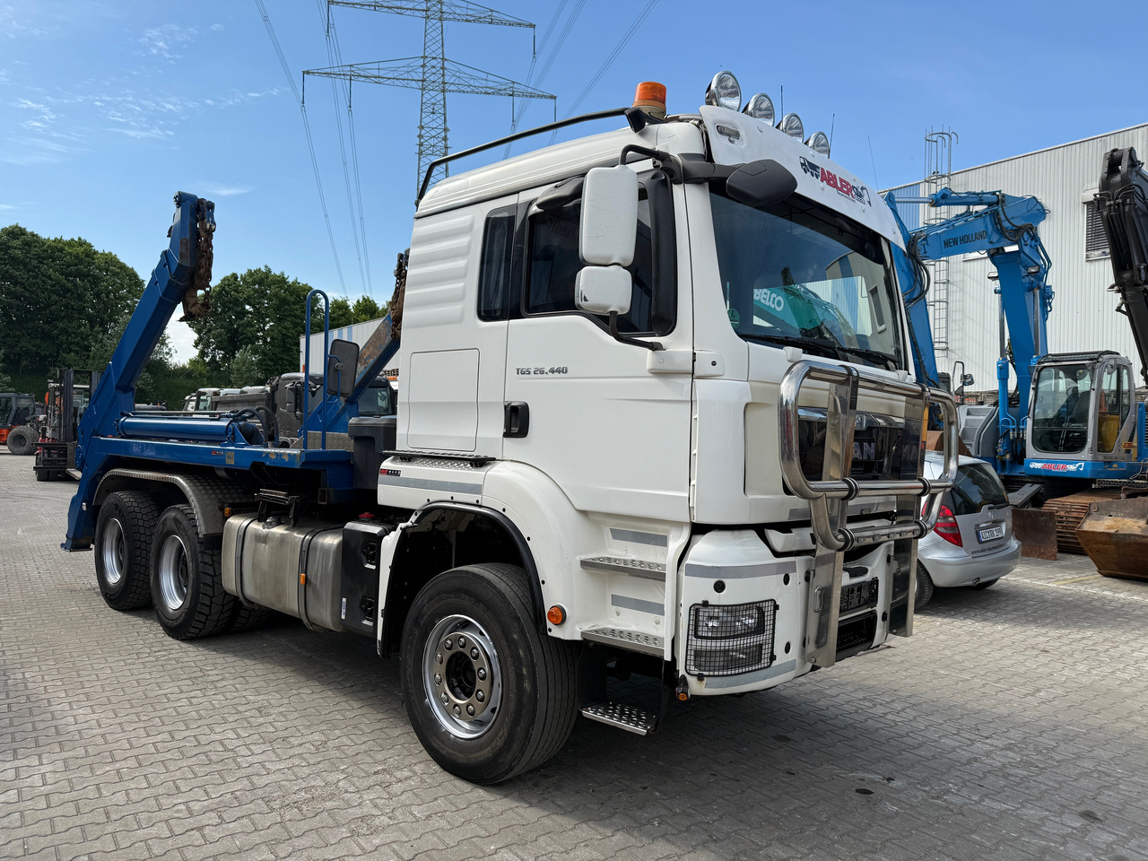 MAN TGS 26.440 WECHSELSYSTEM Absetzer+SZM - Camión portacontenedor de cadenas: foto 3 MAN TGS 26.440 WECHSELSYSTEM Absetzer+SZM - Camión portacontenedor de cadenas: foto 3