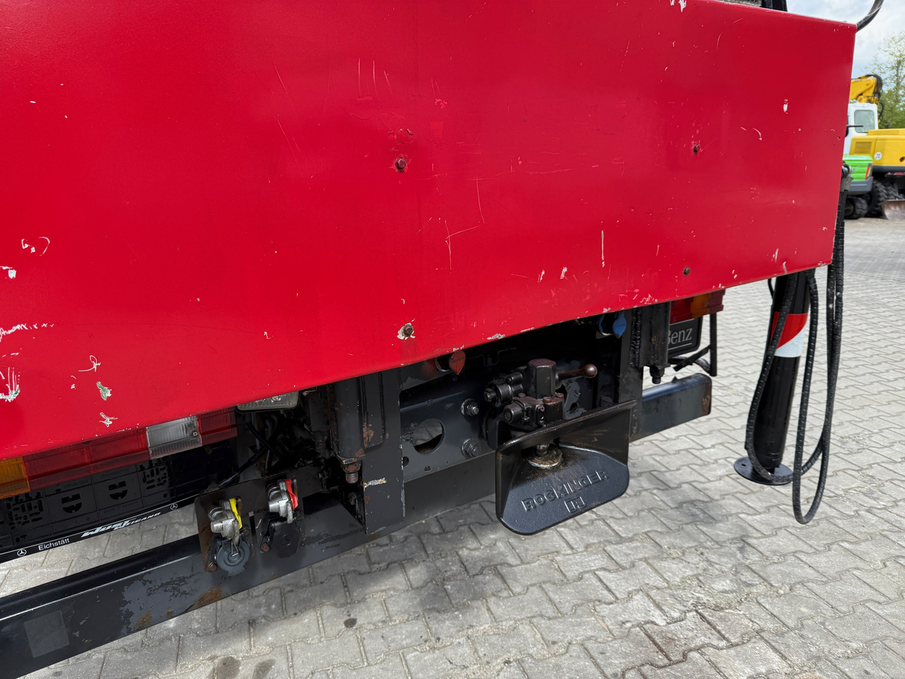 Camión caja abierta, Camión grúa Mercedes-Benz 1840 Actros 2-Seiten-Kipper mit Kran Hiab 125-3 mit Funk: foto 9