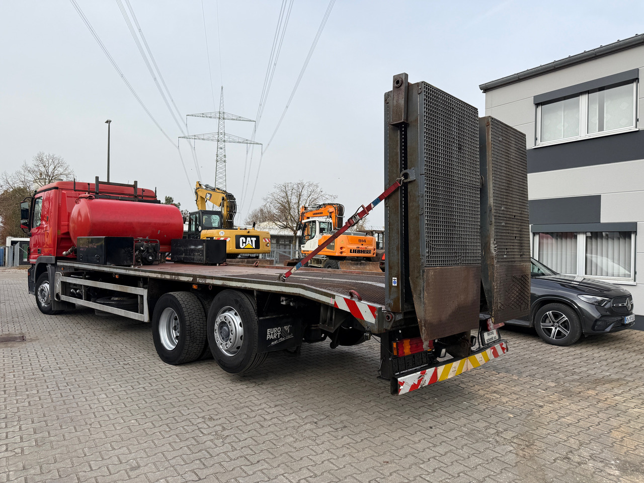 Mercedes-Benz 2541 Actros Baumaschinentransporter Klima Retarder - Camión portavehículos: foto 5 Mercedes-Benz 2541 Actros Baumaschinentransporter Klima Retarder - Camión portavehículos: foto 5