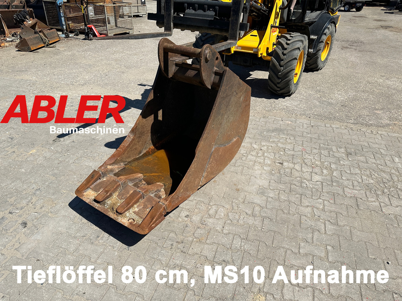 Tieflöffel 80 cm MS 10 - Cazo para excavadora para Maquinaria de construcción: foto 1 Tieflöffel 80 cm MS 10 - Cazo para excavadora para Maquinaria de construcción: foto 1