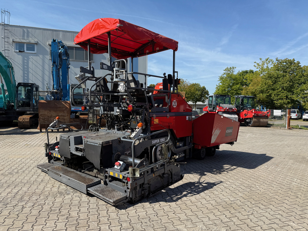 Vögele Super 1203 Asphalt-Radfertiger - Pavimentadora de asfalto: foto 4 Vögele Super 1203 Asphalt-Radfertiger - Pavimentadora de asfalto: foto 4