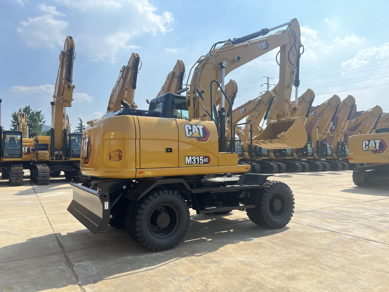 Excavadora de ruedas Caterpillar M315GC: foto 7