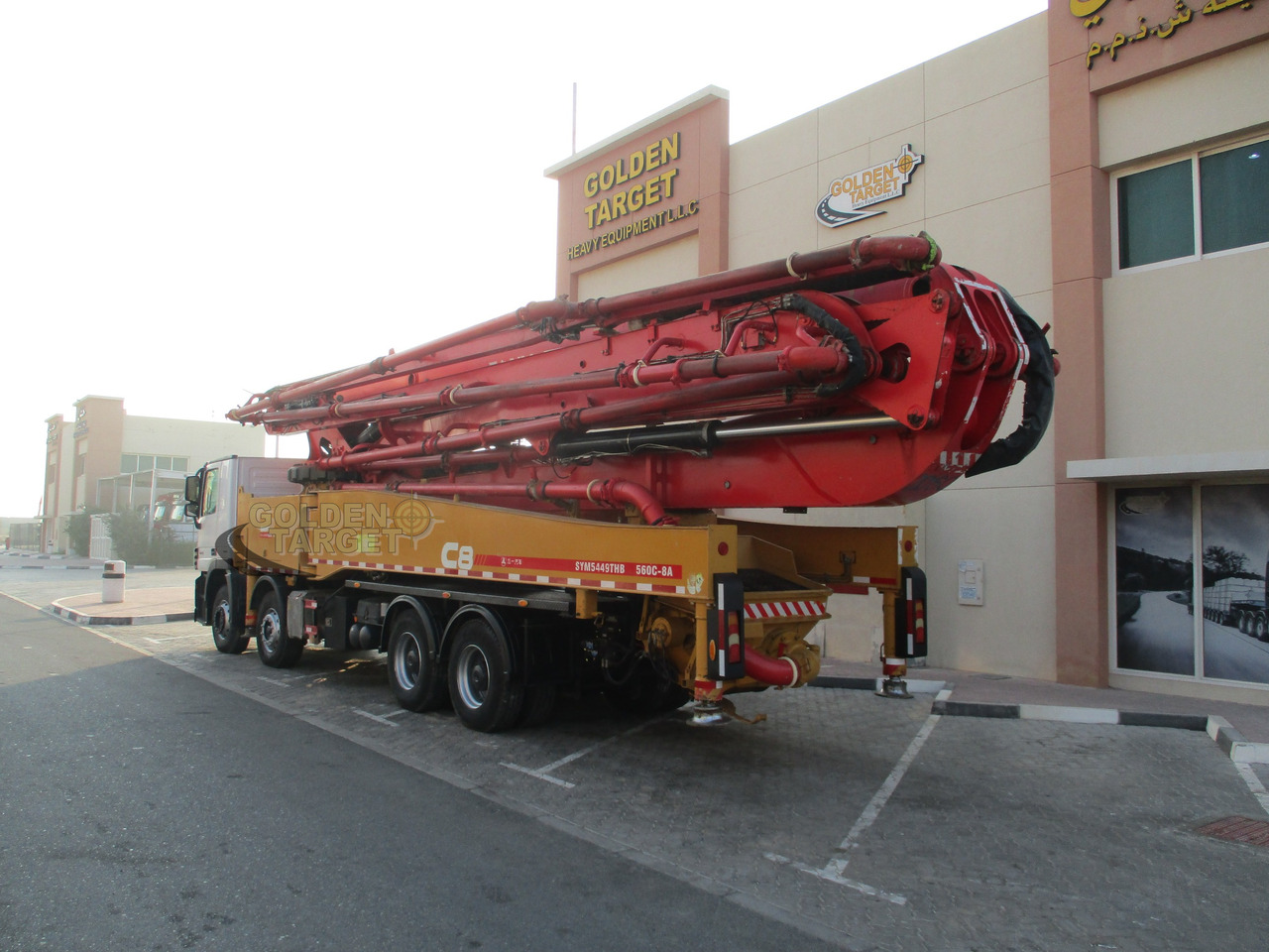 Mercedes ACTROS 4144 8x4 SANY 56m Concrete Pump - Camión bomba de hormigón: foto 4 Mercedes ACTROS 4144 8x4 SANY 56m Concrete Pump - Camión bomba de hormigón: foto 4