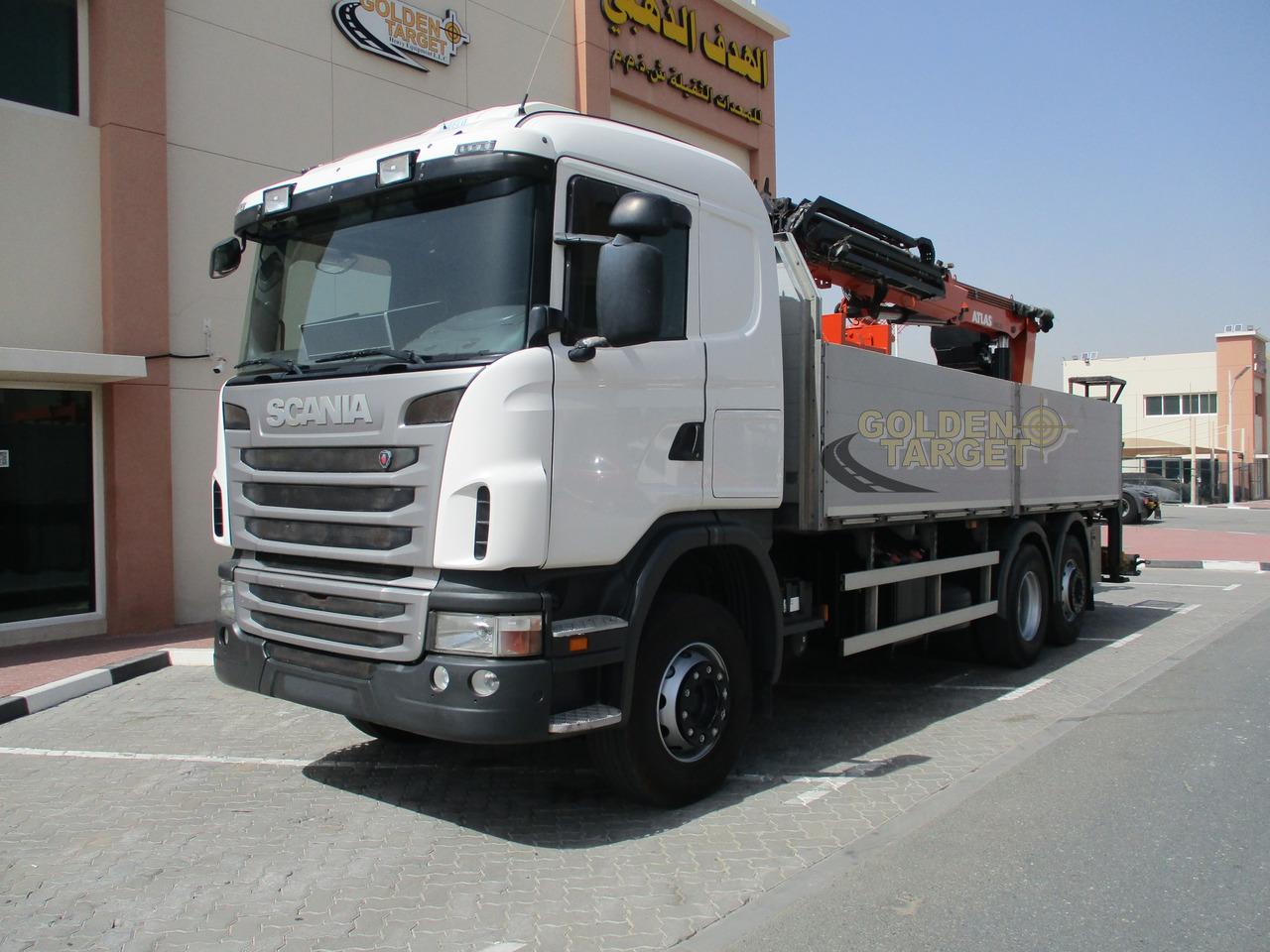 SCANIA G480 6x2 with ATLAS 210.2 Block Crane - Camión grúa: foto 2 SCANIA G480 6x2 with ATLAS 210.2 Block Crane - Camión grúa: foto 2