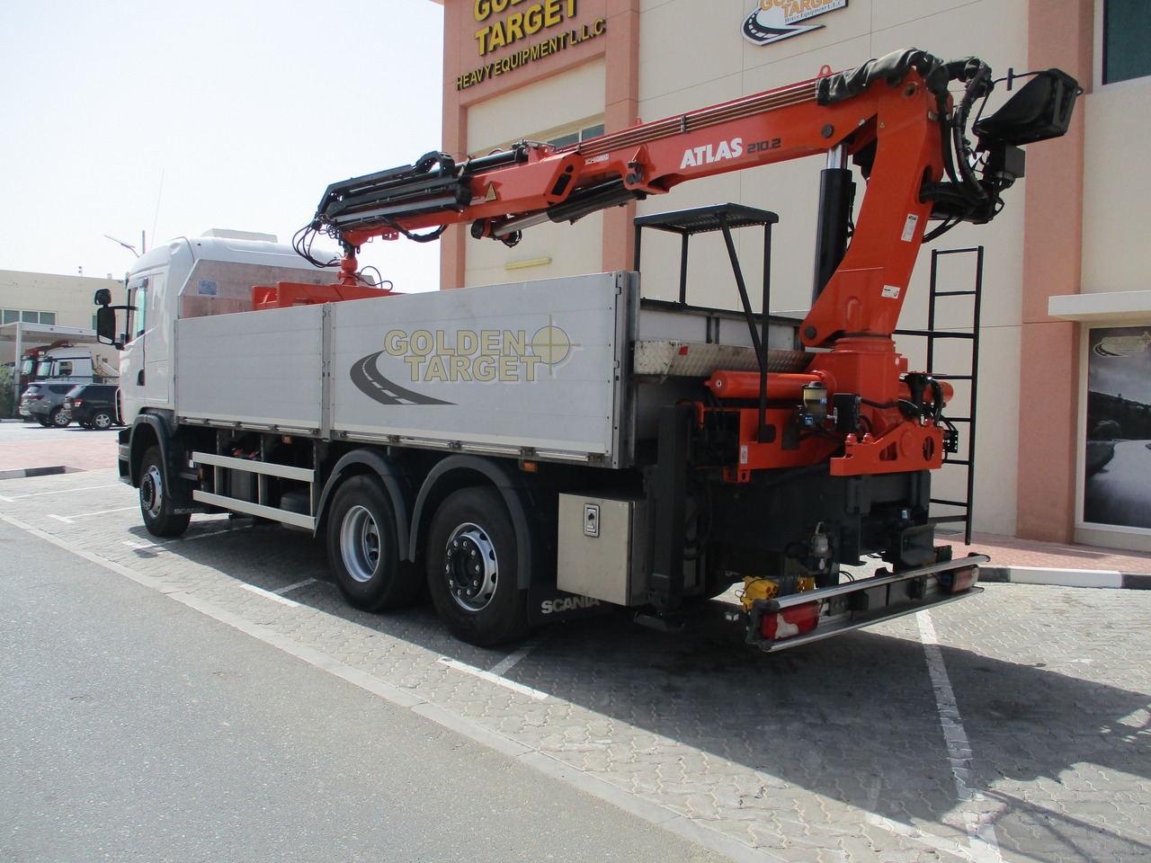 SCANIA G480 6x2 with ATLAS 210.2 Block Crane - Camión grúa: foto 4 SCANIA G480 6x2 with ATLAS 210.2 Block Crane - Camión grúa: foto 4