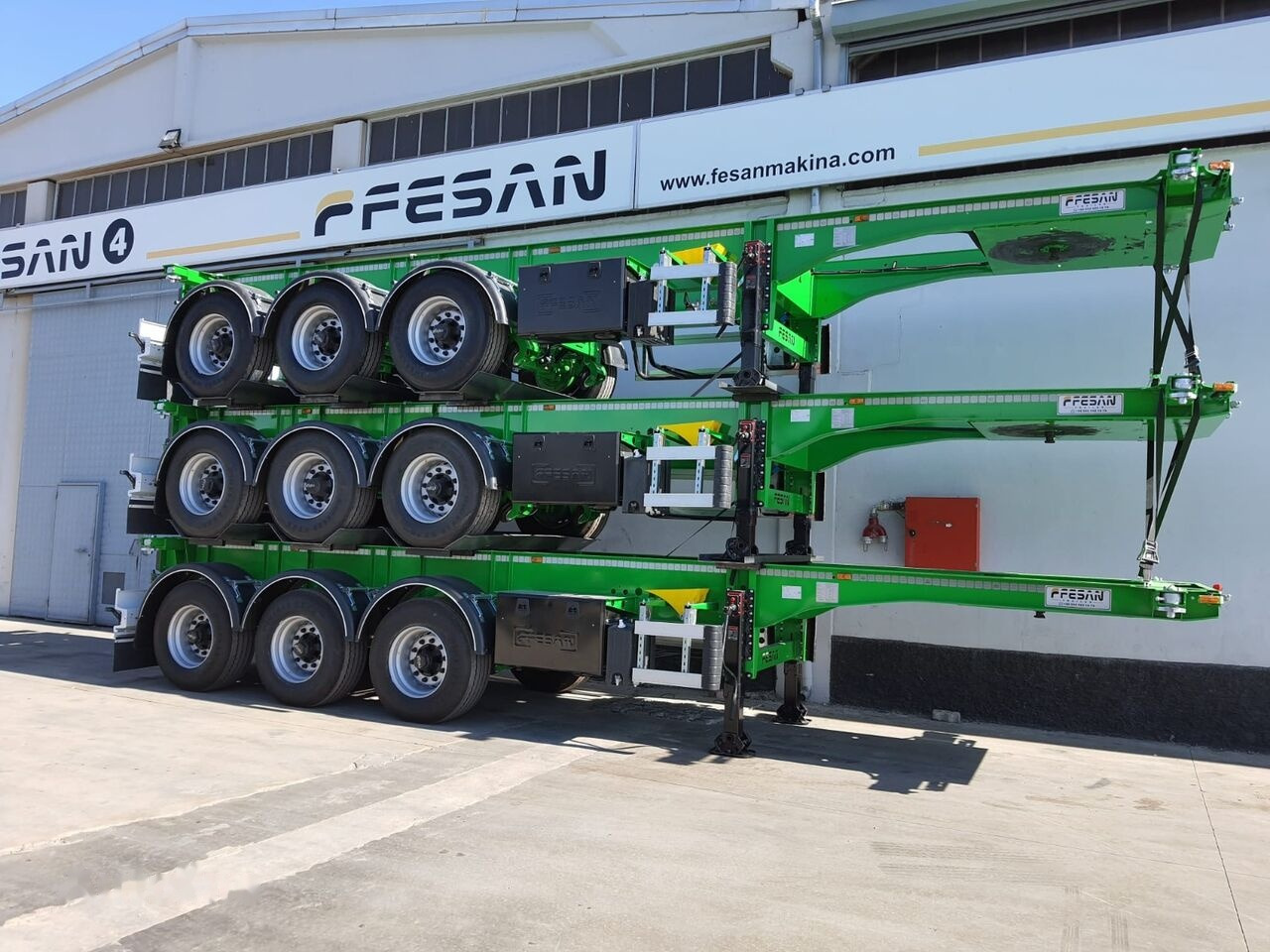 Semirremolque portacontenedore/ Intercambiable para transporte de contenedores Fesan CONTAINER CARRIER CHASSIS 20 FEET, 30 FEET, 40 FEET, 40 FEET HC: foto 6